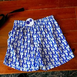 -MENS BRAVEST STUDIOS DIOR PRINT OBLIQUE SHORTS NWT (S-XL)